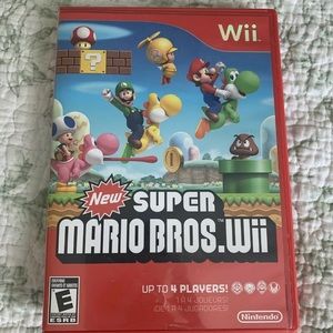 Mario super bros wii game